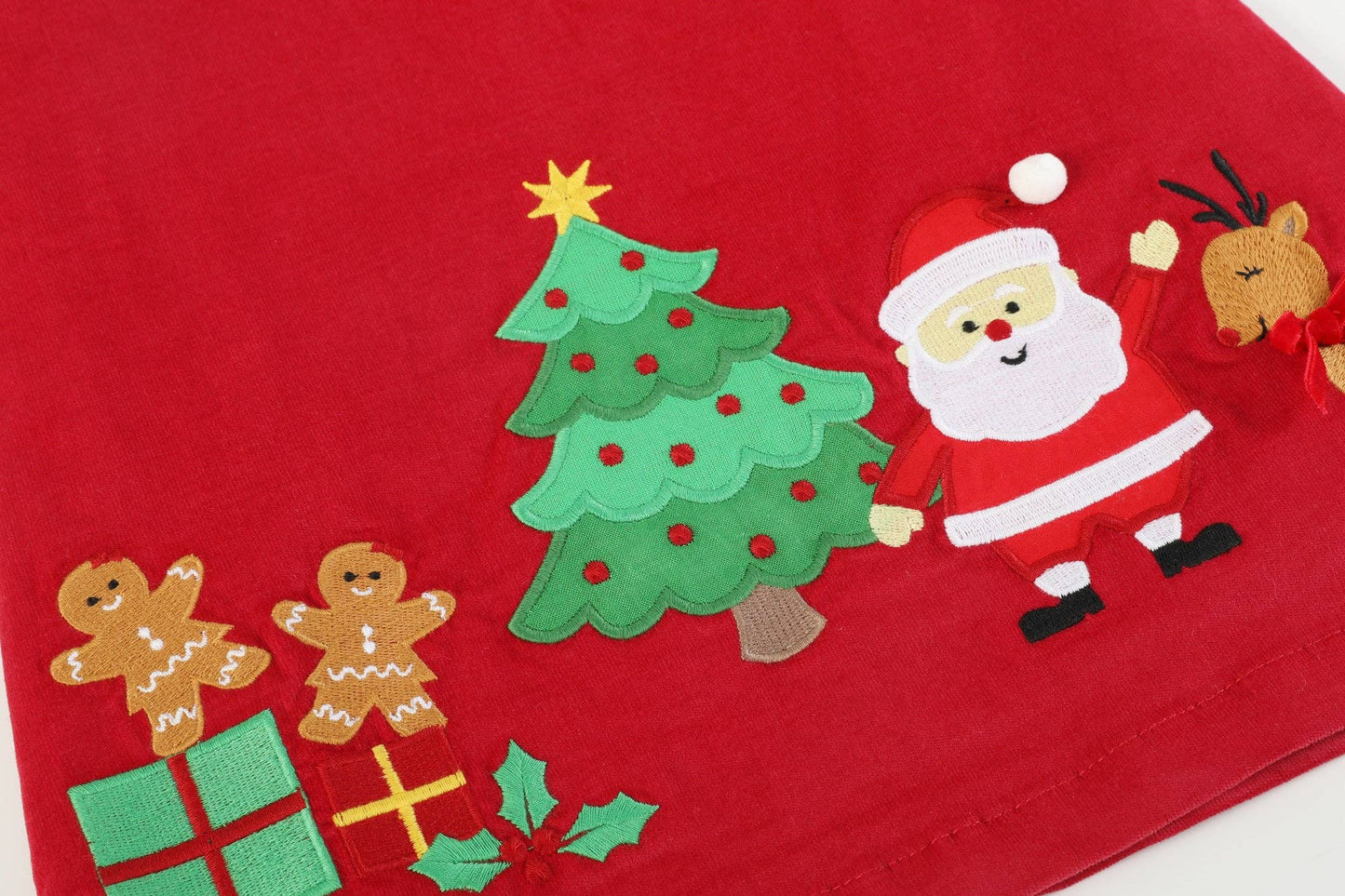 Holly Jolly Christmas Appliqué Dress