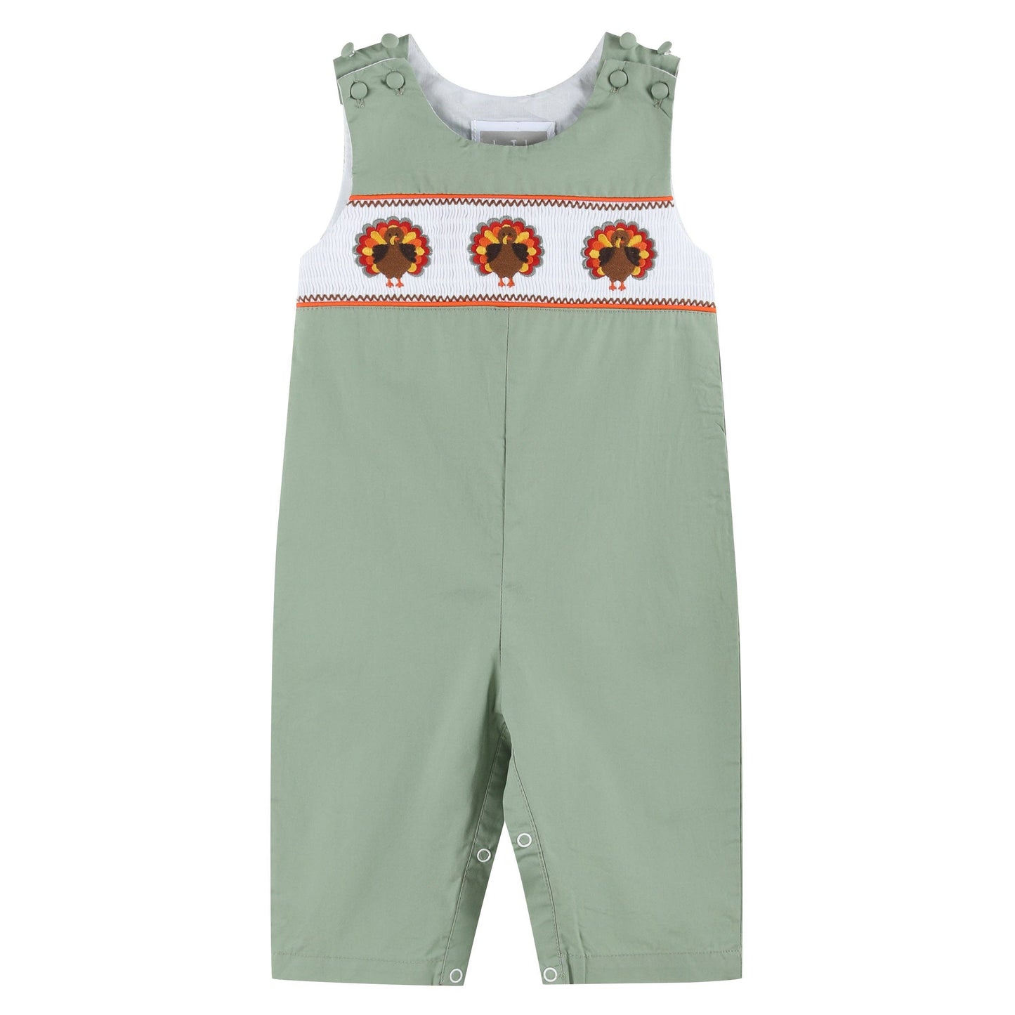 Gobble Gobble Smocked Turkey Romper