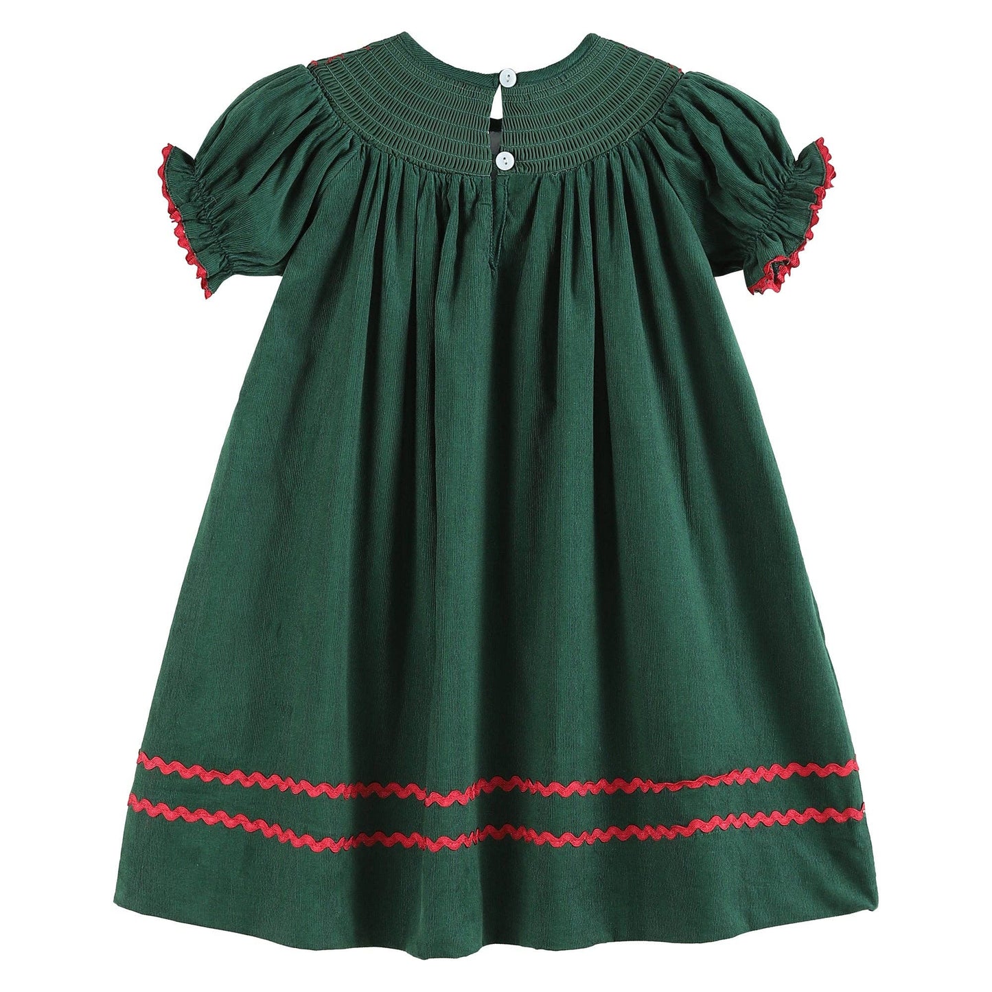 Holiday Holly Smocked Dress