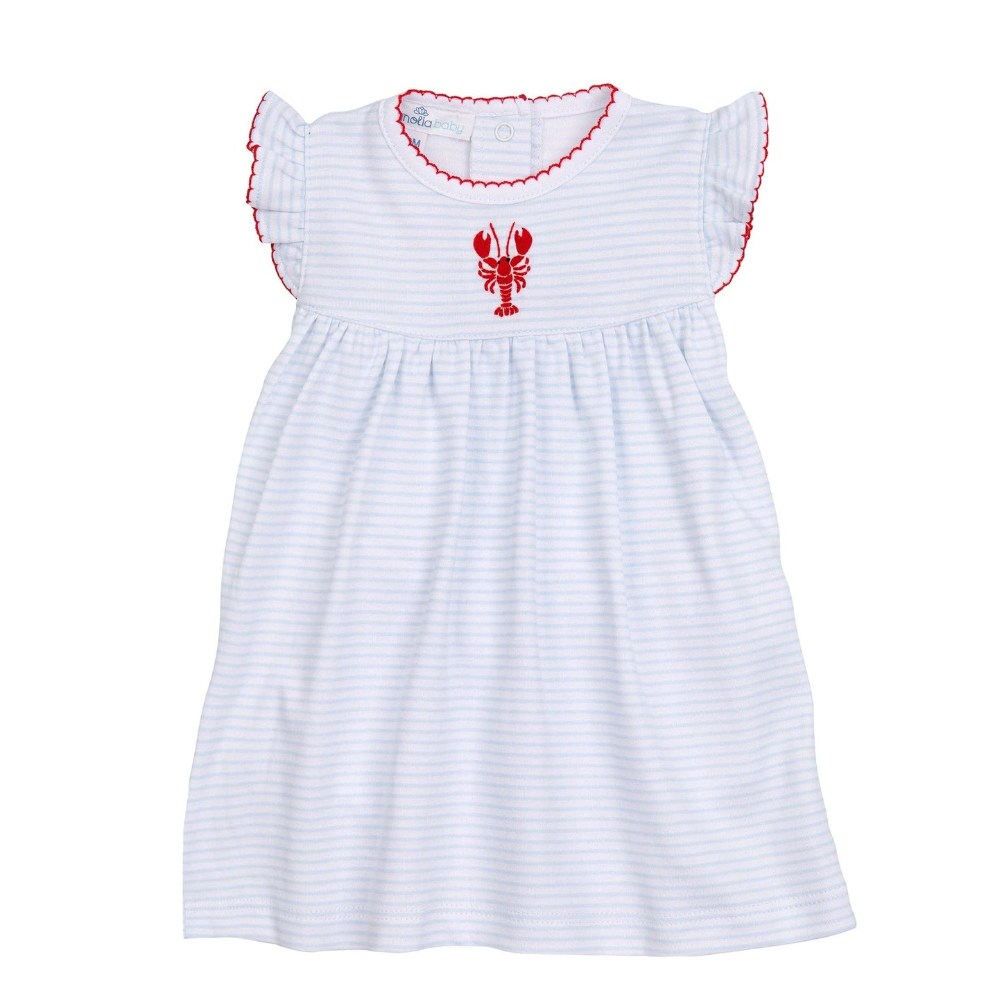 Lil' Snappers Embroidered Dress