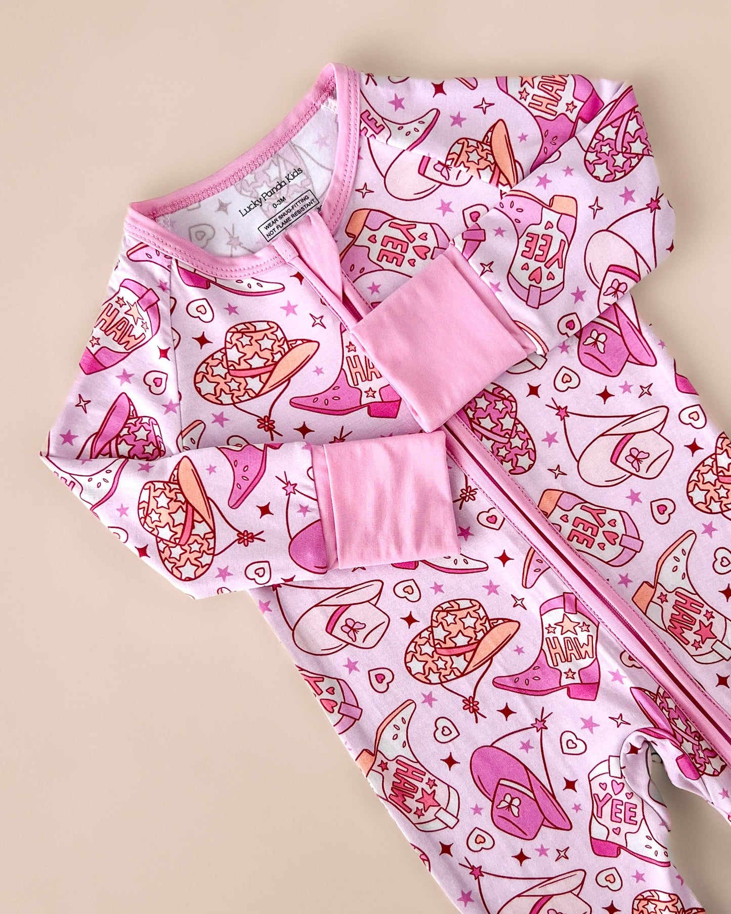 Let’s Go Cowgirl! Bamboo Zip Romper