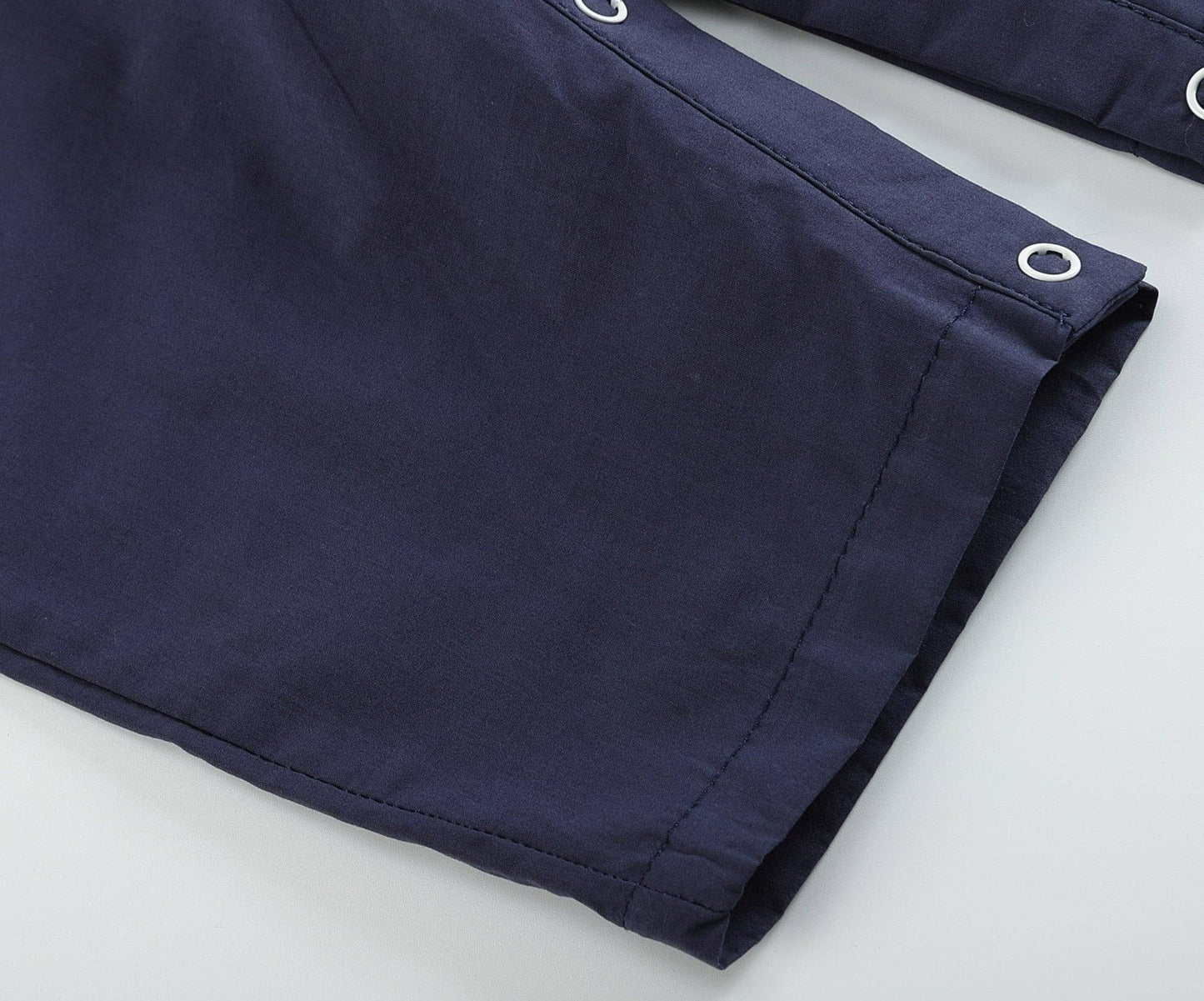 Navy Nativity Smocked Overalls