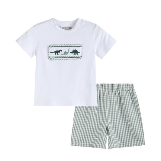 Dino Days Smocked Set
