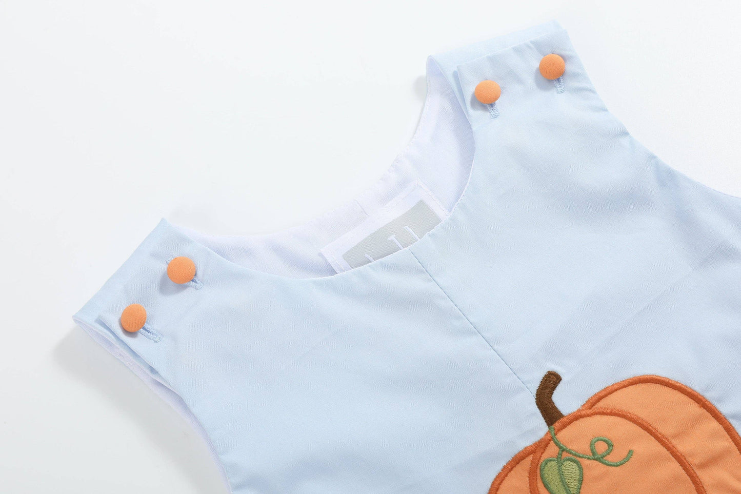 Light Blue Pumpkin Patch Overalls