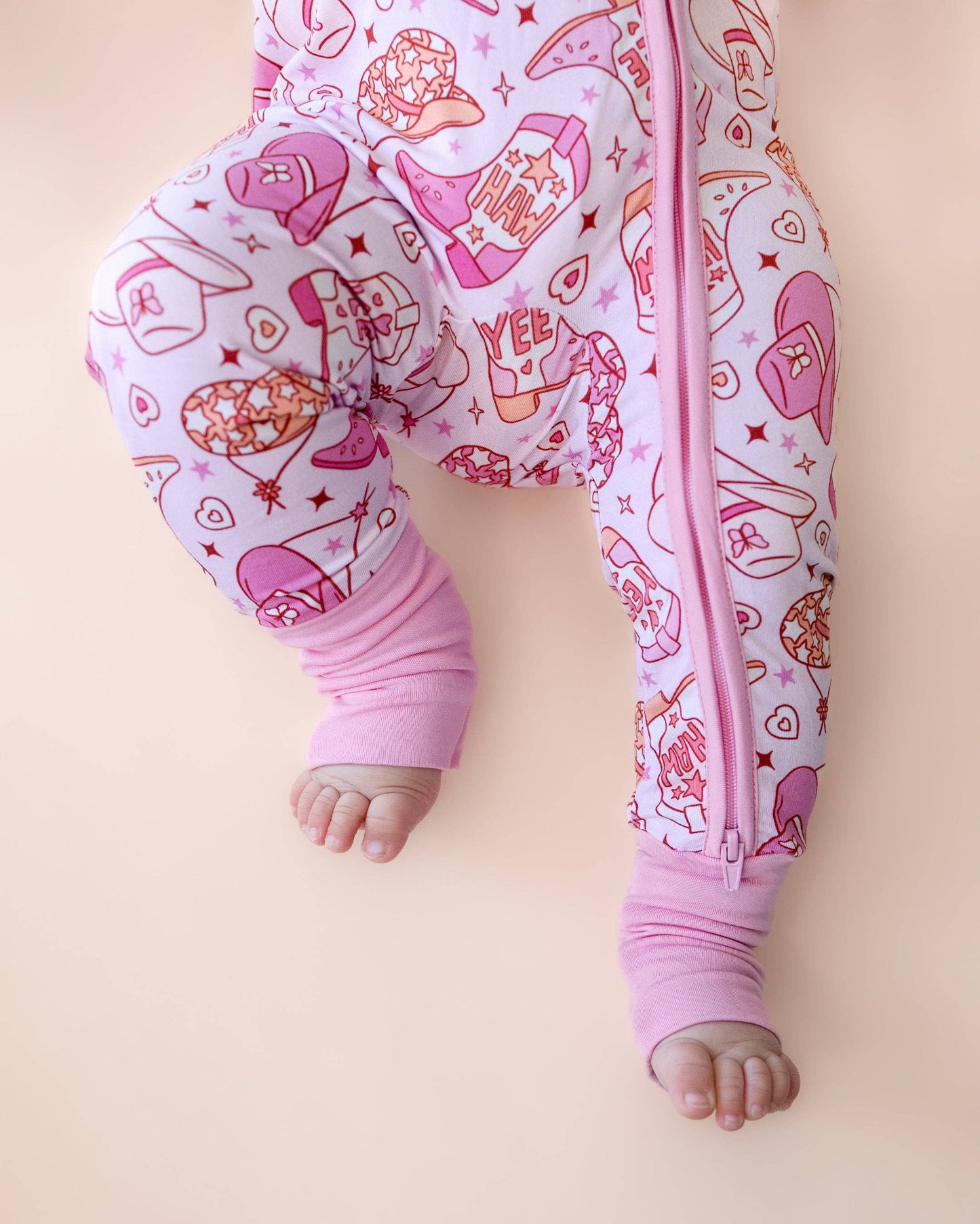 Let’s Go Cowgirl! Bamboo Zip Romper