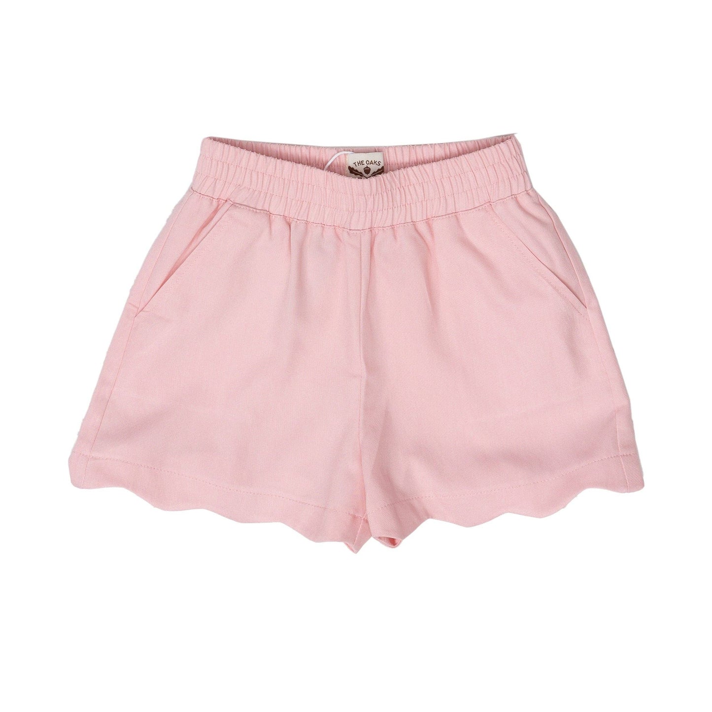 Pink Twill Kid's Shorts
