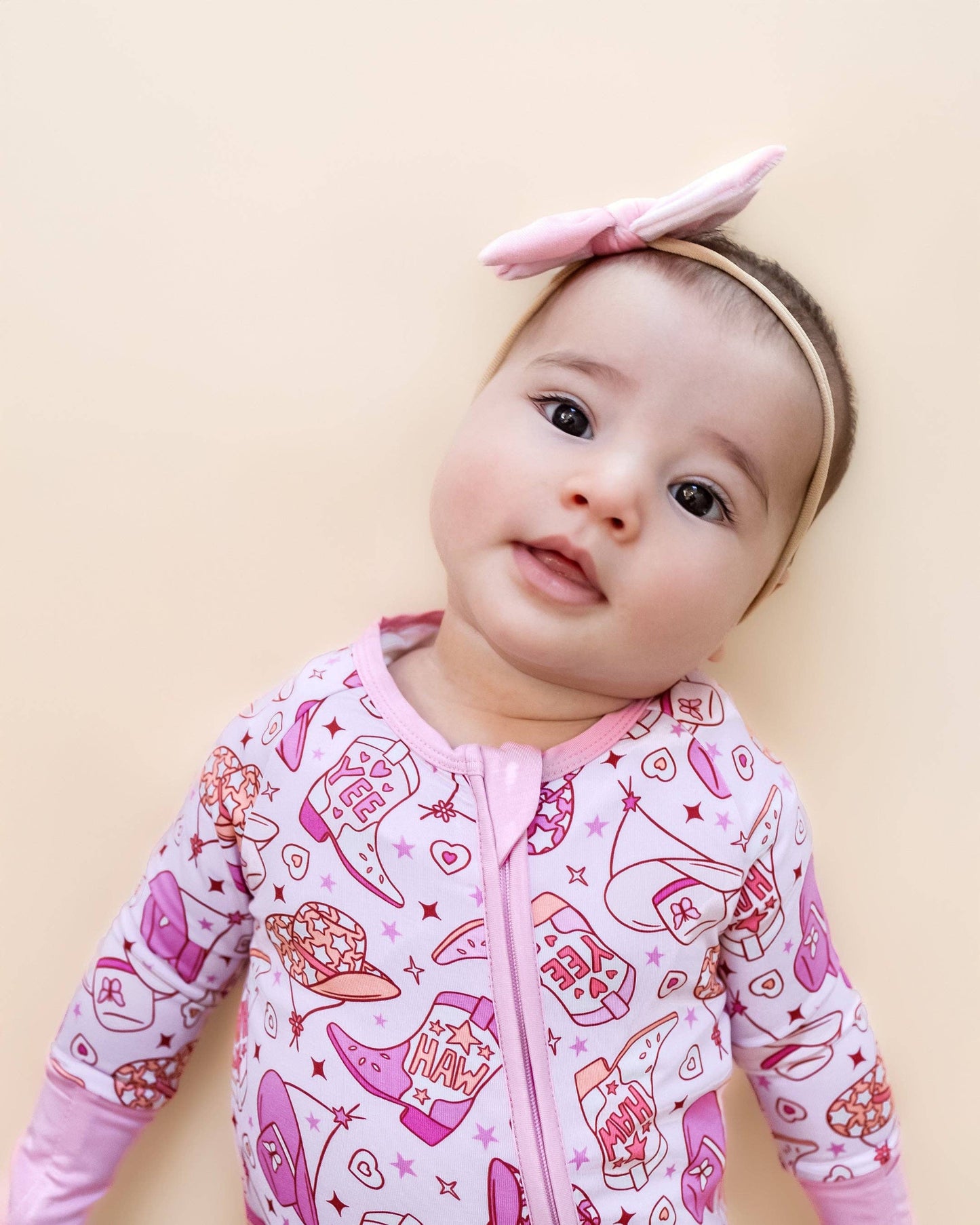 Let’s Go Cowgirl! Bamboo Zip Romper