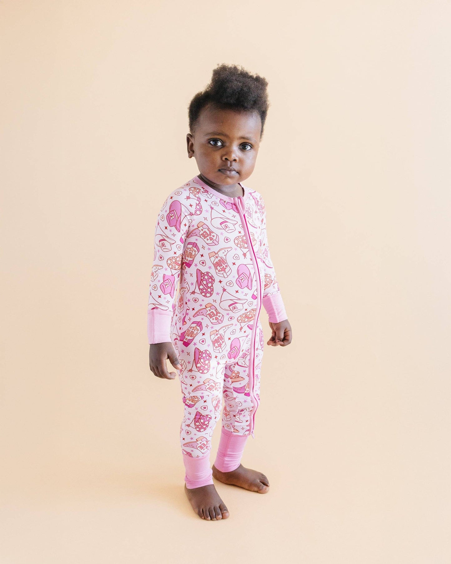 Let’s Go Cowgirl! Bamboo Zip Romper