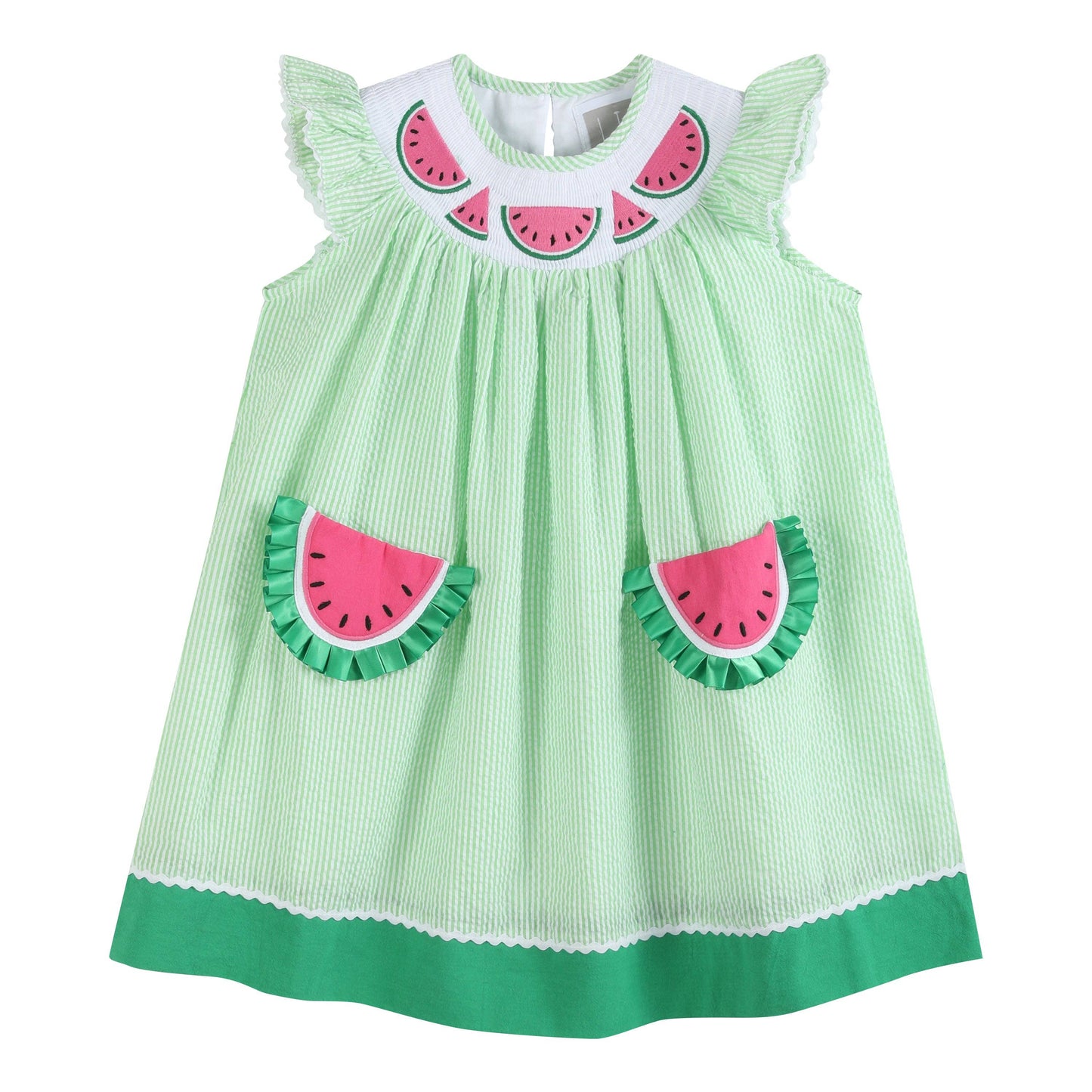 Watermelon Smocked Dress