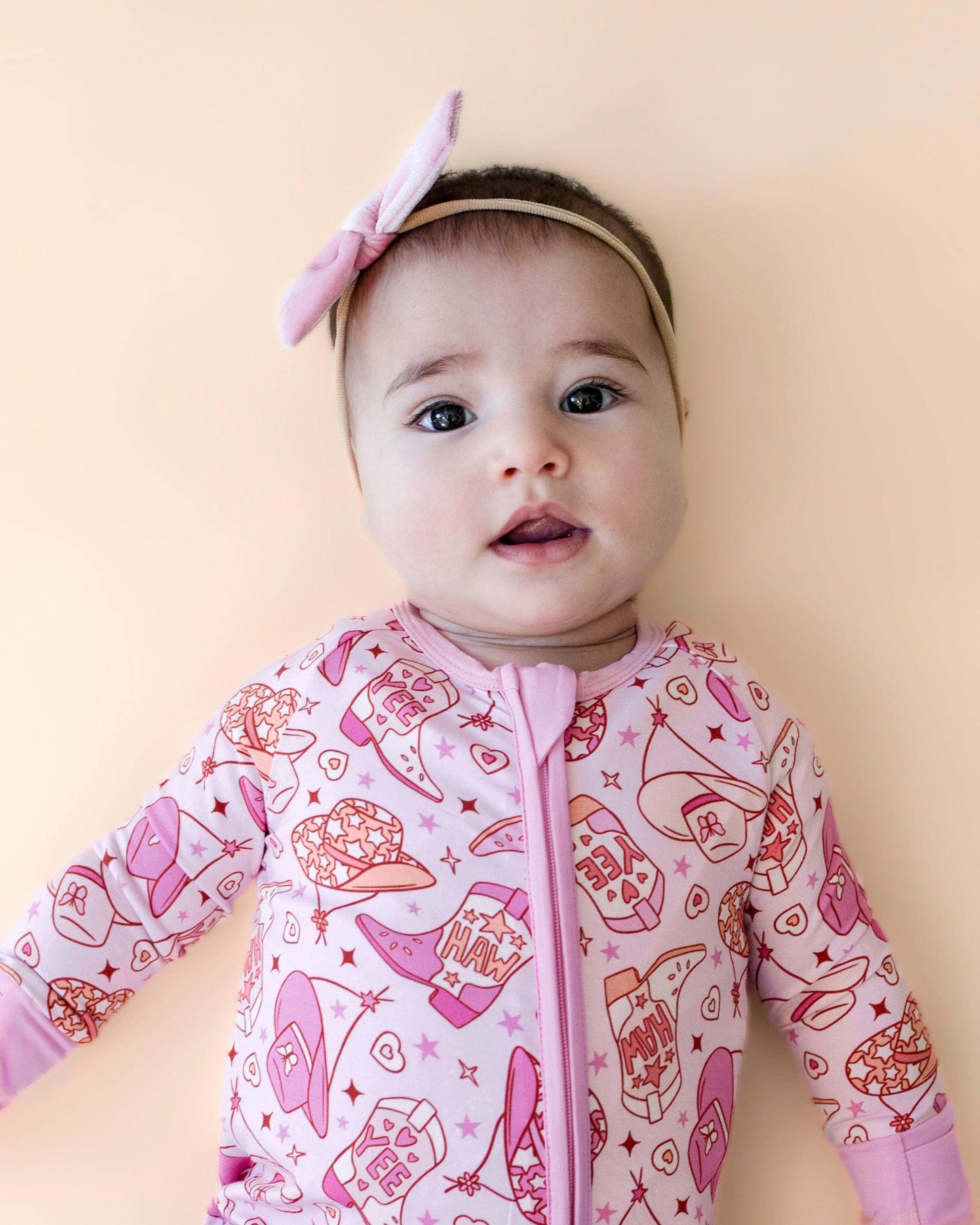 Let’s Go Cowgirl! Bamboo Zip Romper