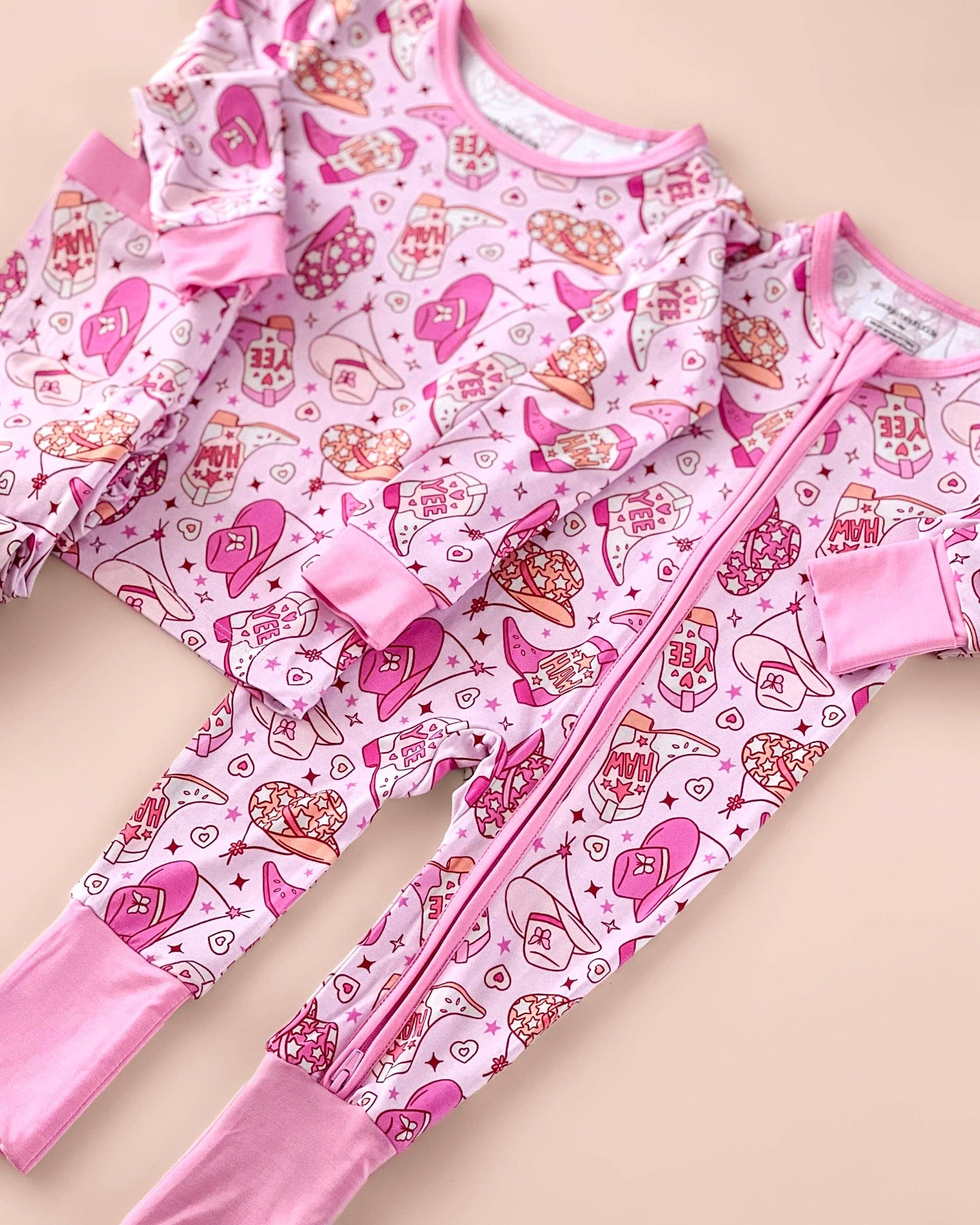 Let’s Go Cowgirl! Bamboo Zip Romper