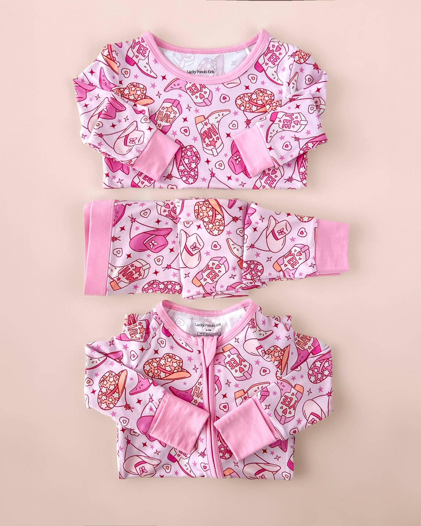 Let’s Go Cowgirl! Bamboo Zip Romper