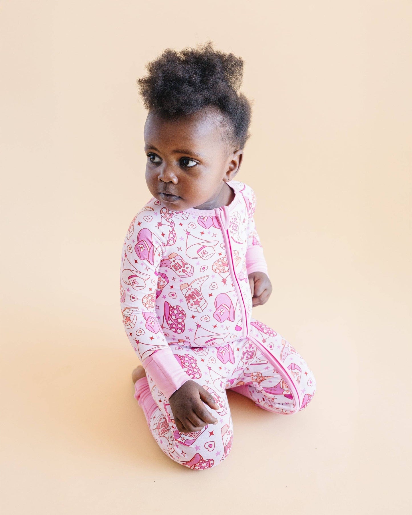 Let’s Go Cowgirl! Bamboo Zip Romper