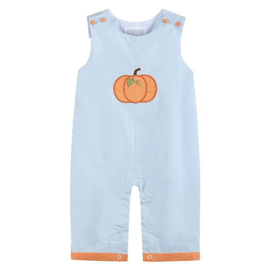 Light Blue Pumpkin Patch Overalls