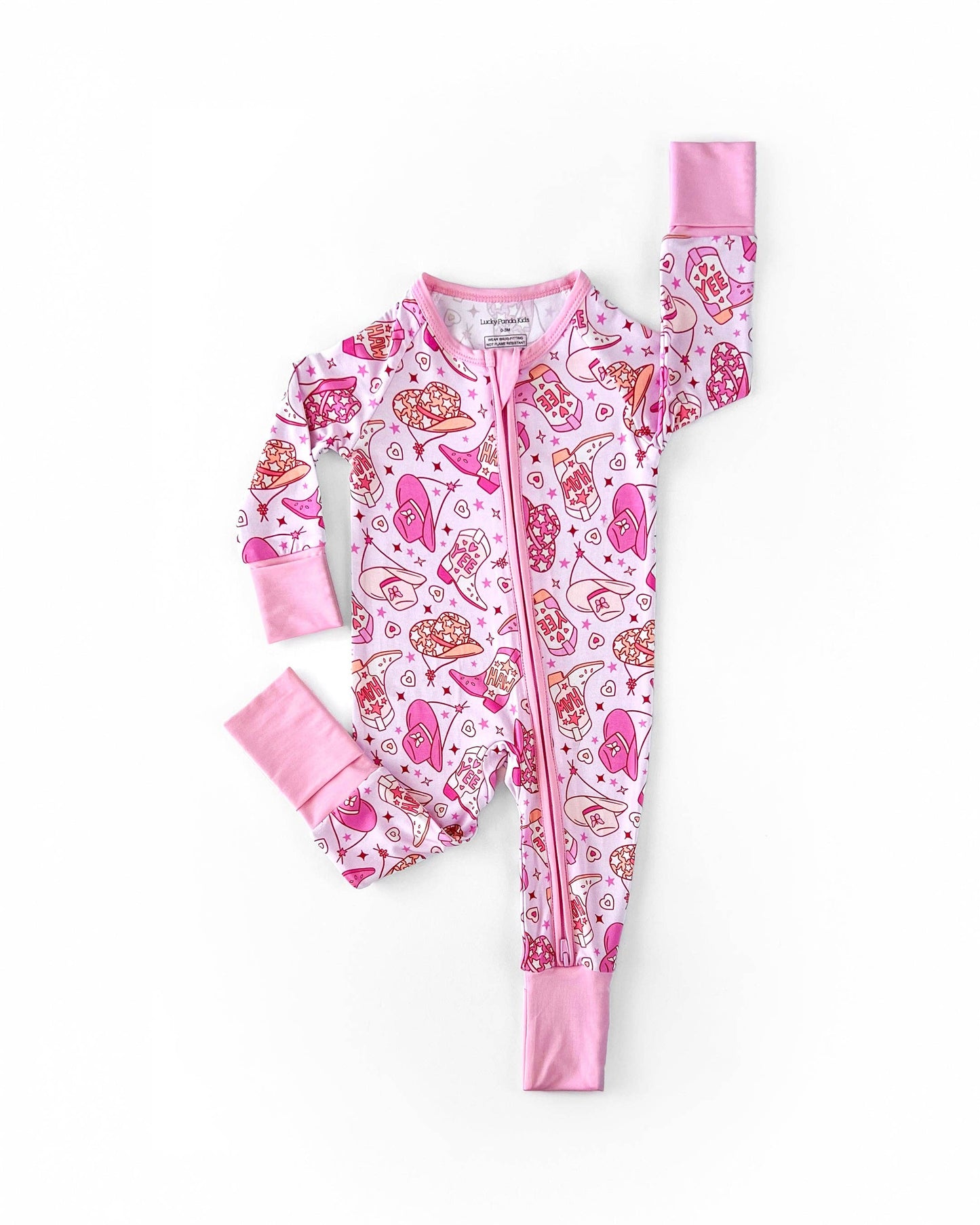 Let’s Go Cowgirl! Bamboo Zip Romper