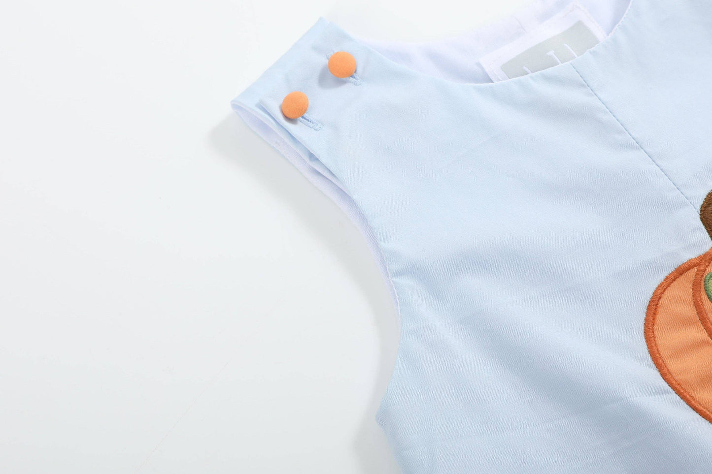 Light Blue Pumpkin Patch Overalls